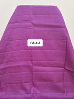 Dark Onion Pink Matka Silk Saree pallu