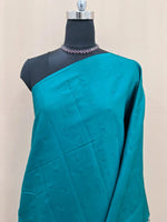 Teal Blue Matka Silk Saree 