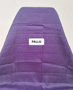 Deep purple Matka Silk Saree pallu