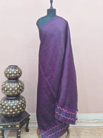 Deep purple Matka Silk Saree