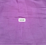 Blush Pink Matka Silk Saree blouse