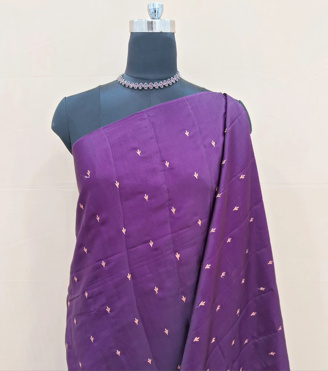 Opulent Wine Matka Silk Saree