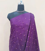 Opulent Wine Matka Silk Saree