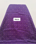 Opulent Wine Matka Silk Saree pallu