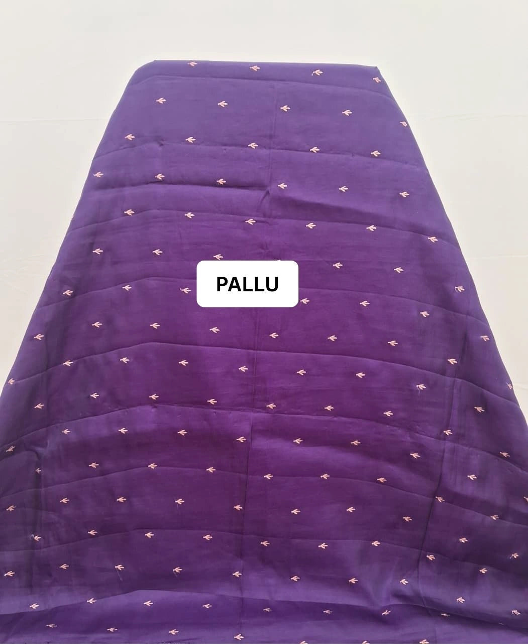 Opulent Wine Matka Silk Saree pallu