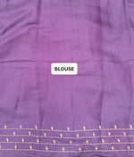 Opulent Wine Matka Silk Saree blouse