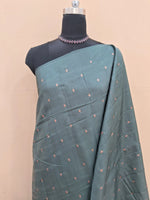 Cool Mint Green Matka Silk Saree 
