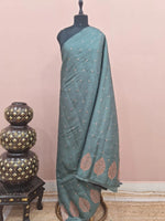 Cool Mint Green Matka Silk Saree