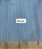 Multicolour Digital Printed Matka Silk Saree Blouse