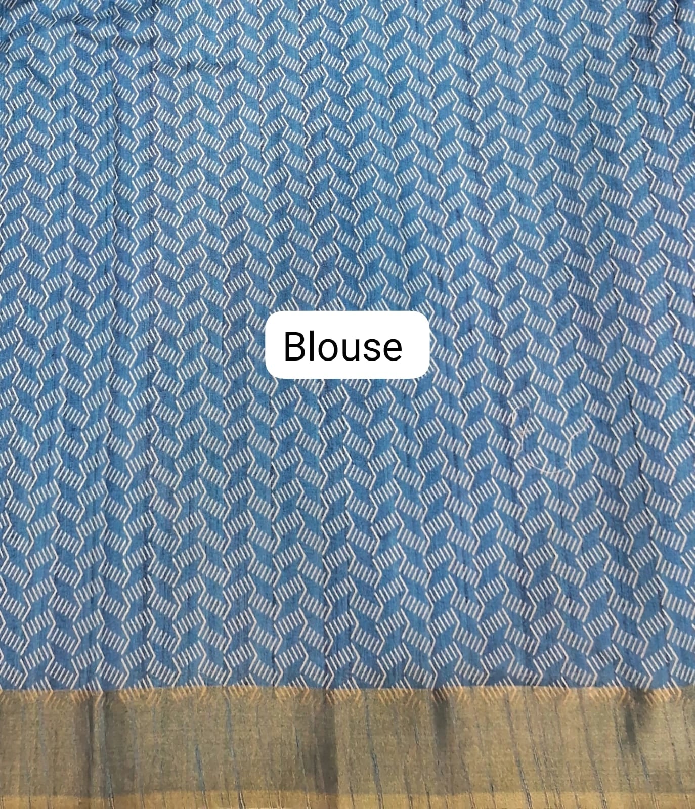 Multicolour Digital Printed Matka Silk Saree Blouse