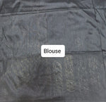 Black Pure matka silk saree Blouse