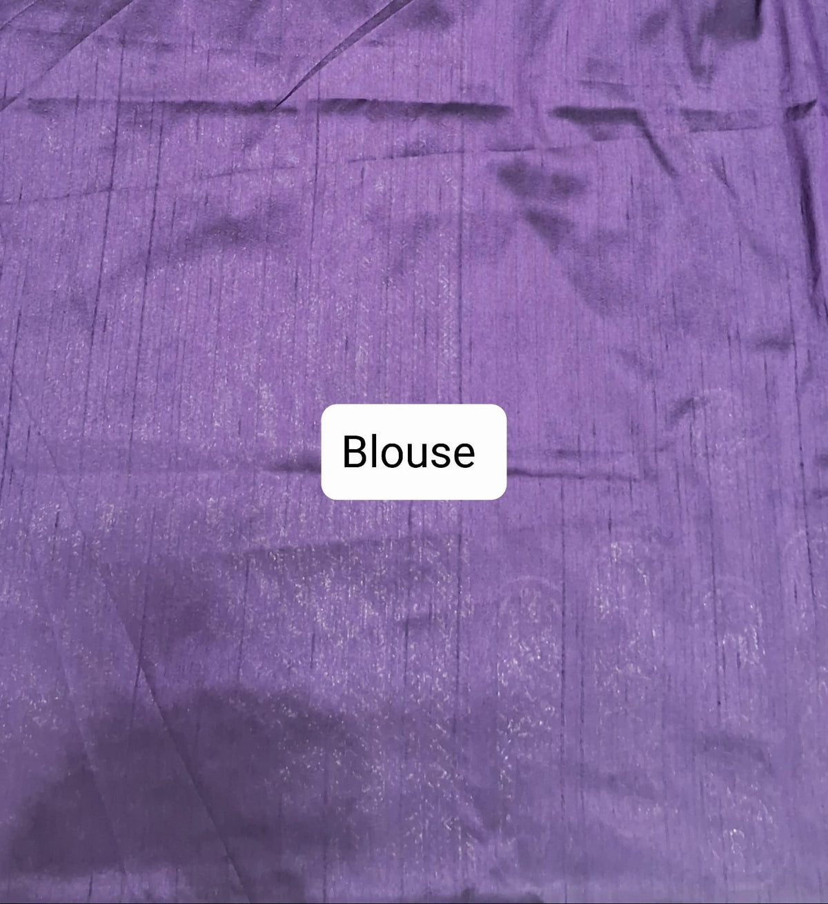  Purple Matka Silk Saree Blouse