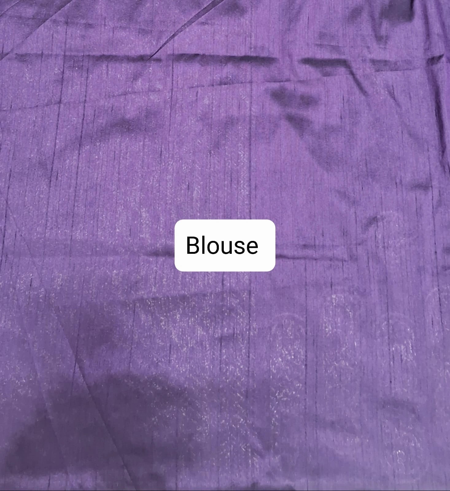  Purple Matka Silk Saree Blouse