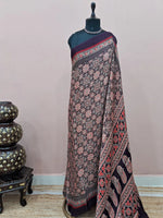 Dark Wine Modal Silk Saree