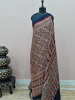 Navy Blue Modal Silk Saree