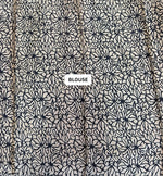 Black Modal Silk Saree blouse