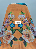 Peacock Green Mangalgiri Silk Saree Pallu
