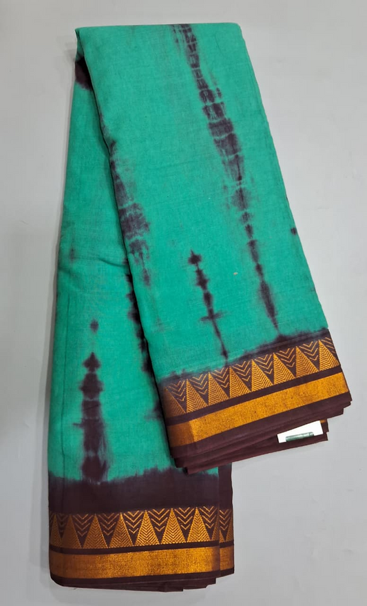 Rama Green Sungudi Cotton Saree 