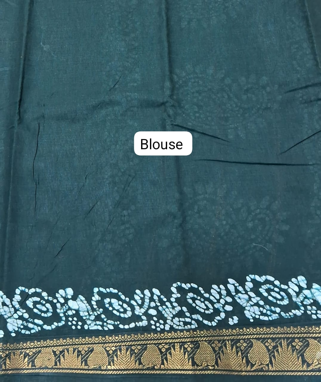 Mango Yellow Sungudi Cotton Saree Blouse