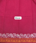 Black Sungudi Cotton Saree Blouse