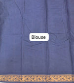 Baby Pink Sungudi Cotton Saree Blouse