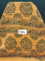 Bottle Green Sungudi Cotton Saree Pallu