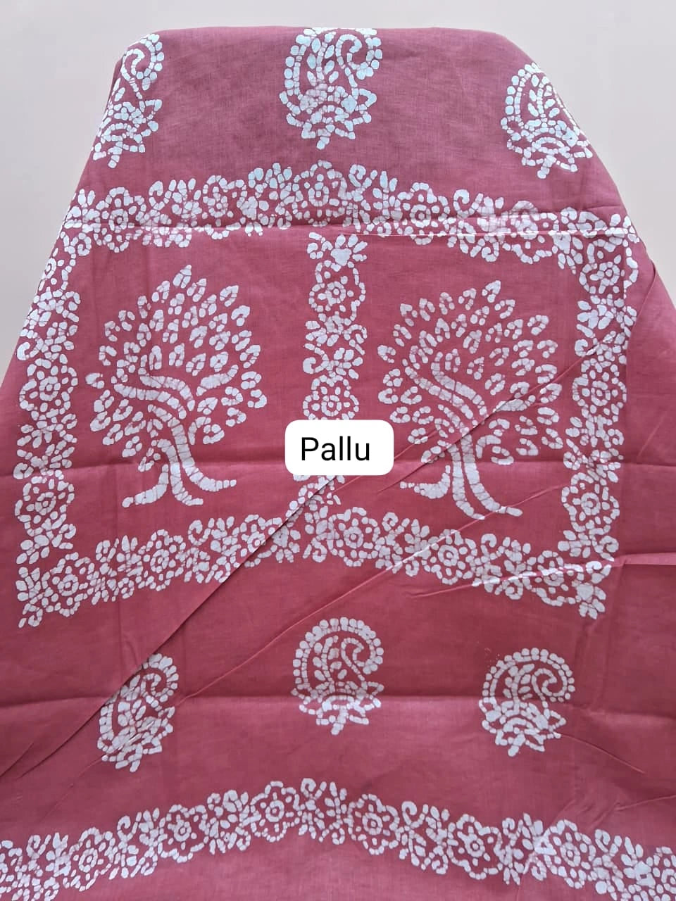 Dark Blue Sungudi cotton Saree pallu