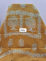 Deep Blue Sungudi cotton saree pallu