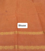 Mehendi green Sungudi cotton saree Blouse