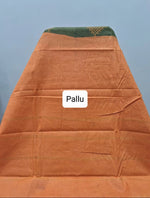 Mehendi green Sungudi cotton saree Pallu