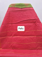 Olive green Sungudi cotton saree Pallu