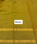 Tangerine Sungudi cotton saree Blouse