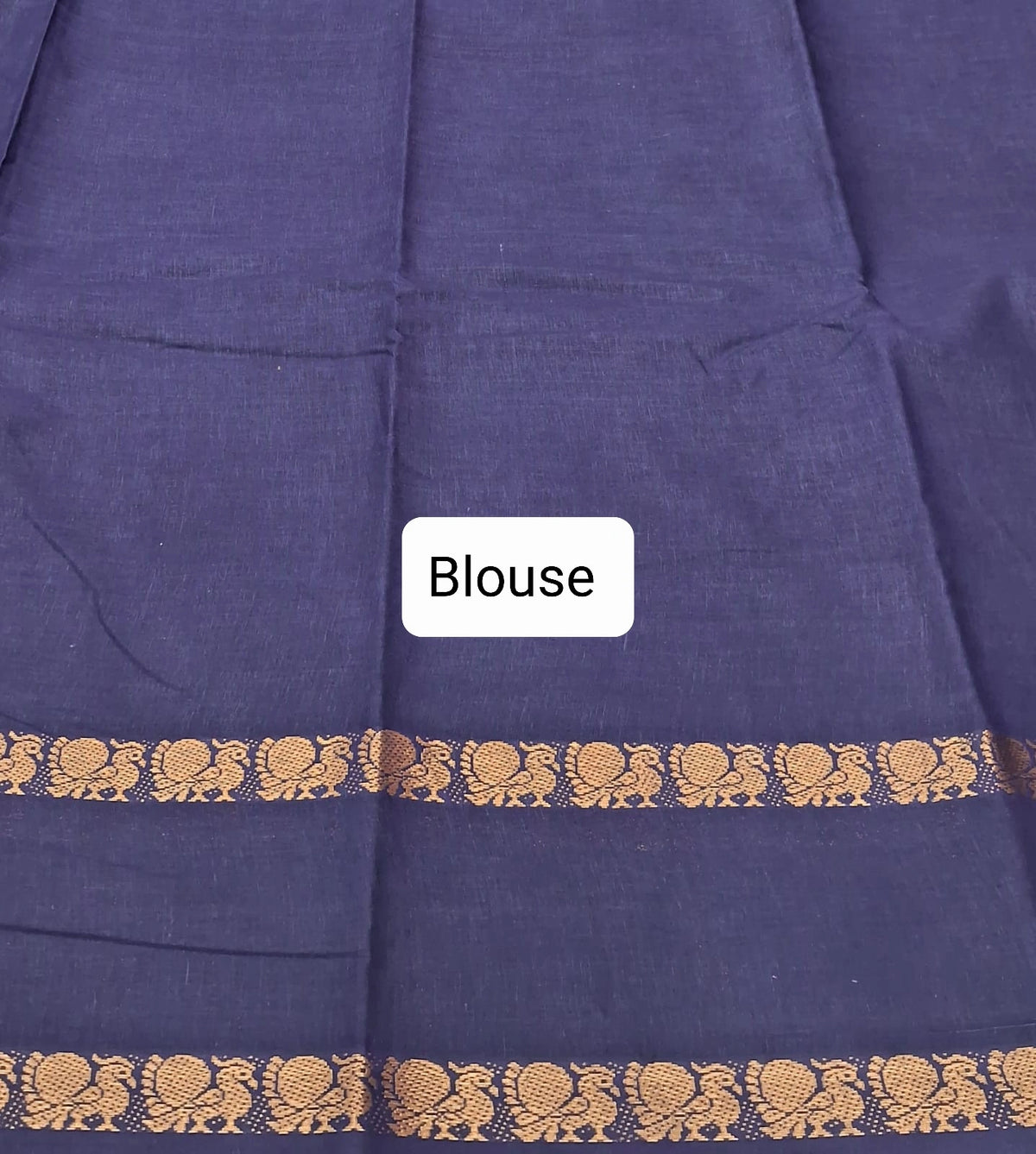 Magenta Sungudi cotton saree Blouse