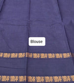 Magenta Sungudi cotton saree Blouse