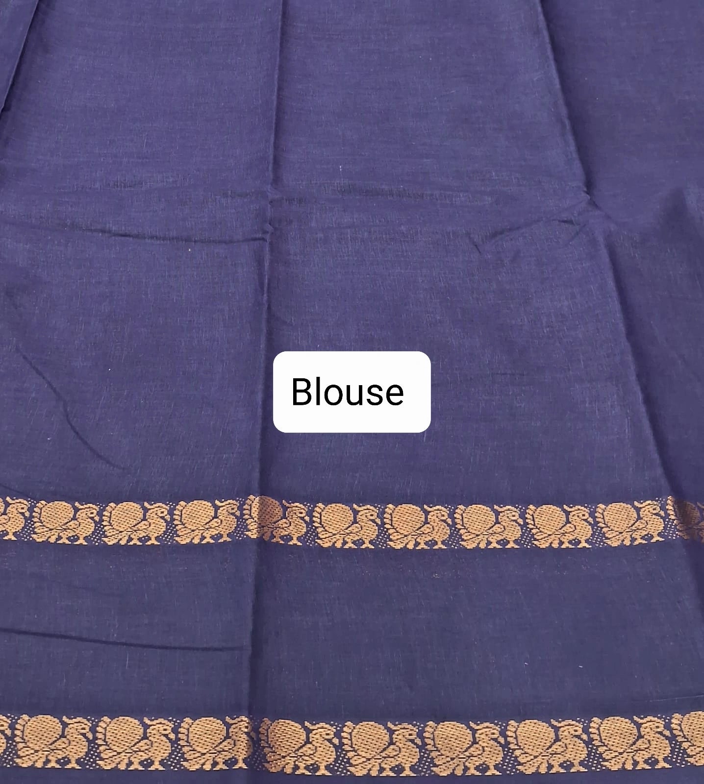 Magenta Sungudi cotton saree Blouse