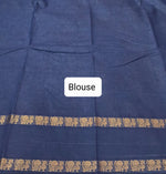 Sky blue Sungudi cotton saree  Blouse