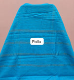 Deep Blue Sungudi Cotton Saree pallu