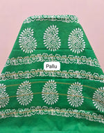 Elegant black Sungudi cotton saree  pallu