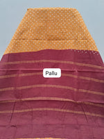 Mustard Yellow Sungudi Cotton Saree pallu