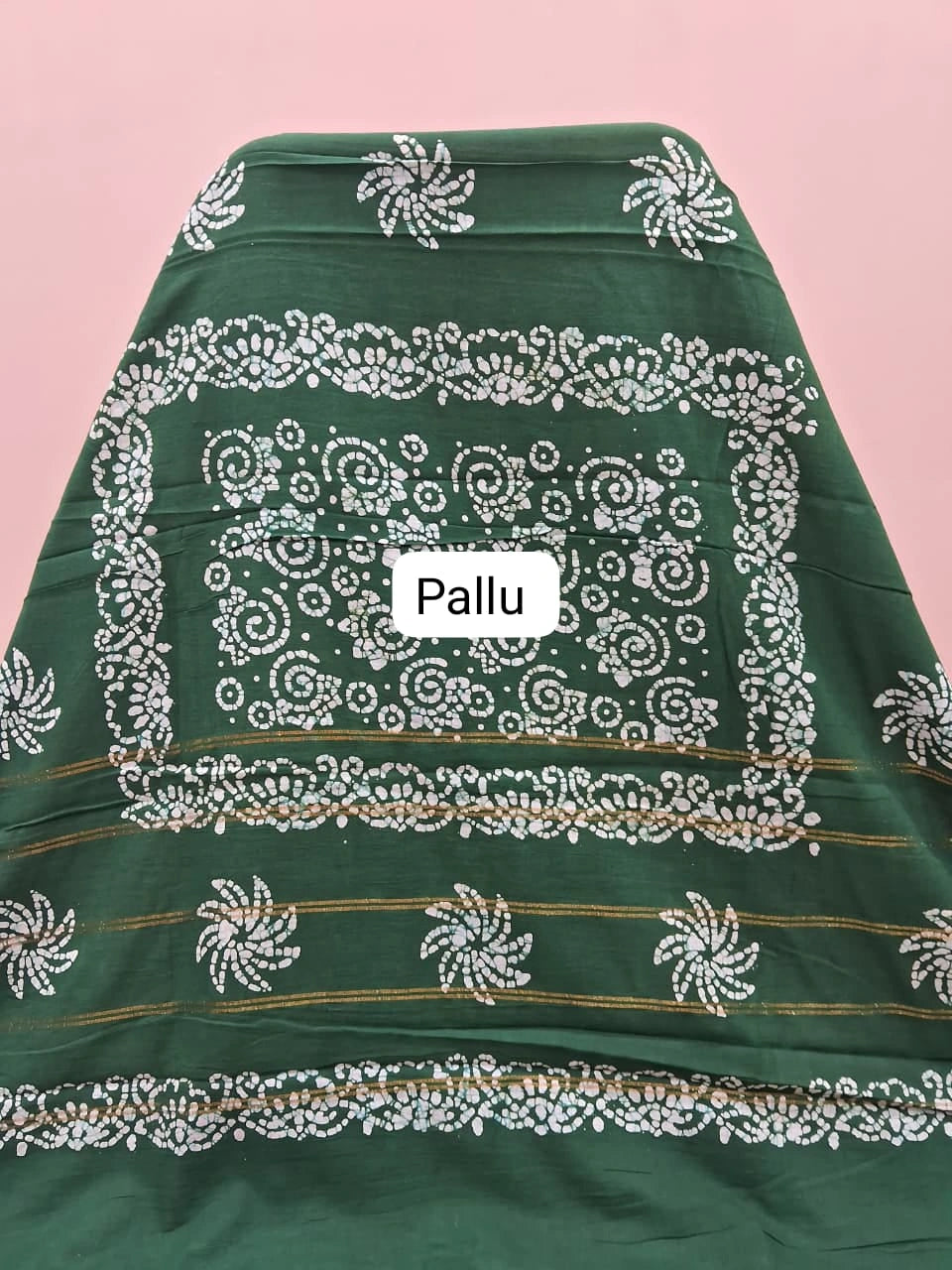 Mango Yellow Sungudi Cotton Saree pallu