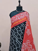 Elegant blue Sungudi cotton saree  1