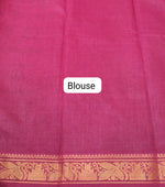 Green Sungudi Cotton Saree Blouse