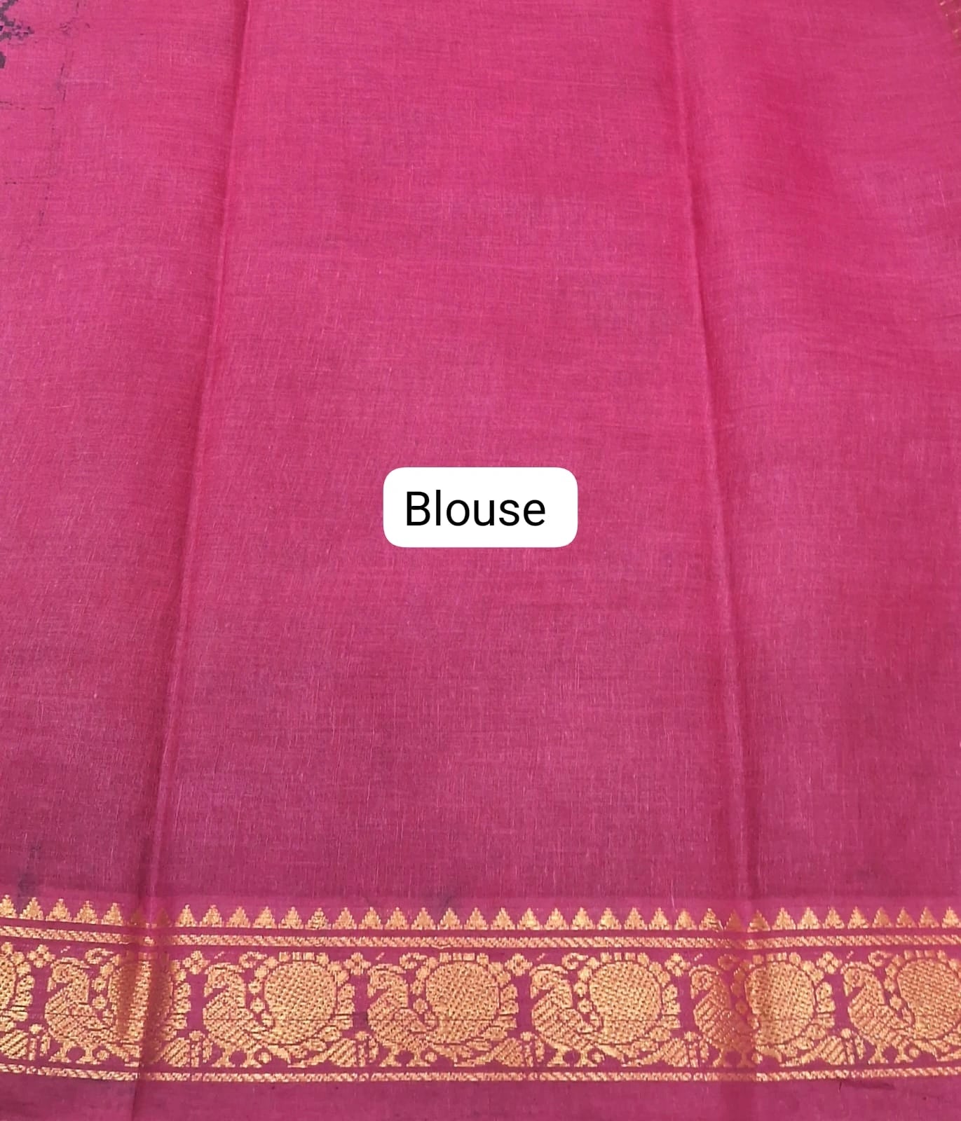 Teal Blue Sungudi Cotton Saree  blouse