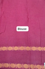 Green Sungudi Cotton Saree blouse