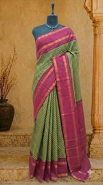 Green Sungudi Cotton Saree 