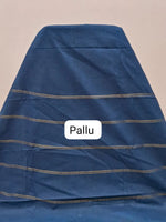 Rama Green Sungundi Cotton Saree pallu