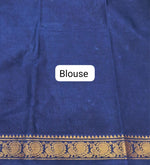 Rama Green Sungundi Cotton Saree blouse