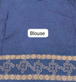 Rani Pink Sungudi Cotton Saree blouse