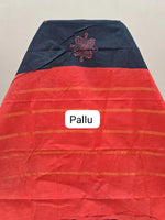Black Sungudi Cotton Saree pallu