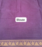 Dark Green Sungudi Cotton Saree blouse